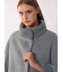 Chaquetón Gris Lana Cinzia Rocca Mujer