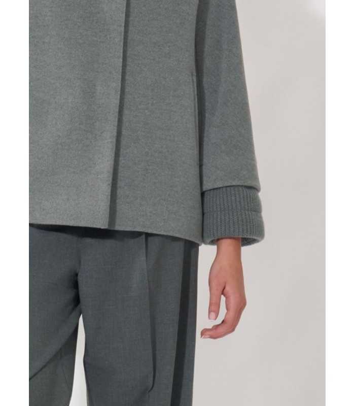 Chaquetón Gris Lana Cinzia Rocca Mujer