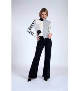 Suéter Ajustado Bicolor Laftylie Mujer