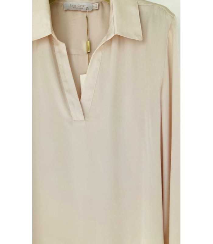 Blusa Básica Raso Luis Civit Mujer