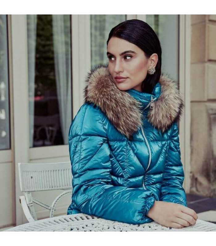 Parka Beige Guateada Donjaz Mujer