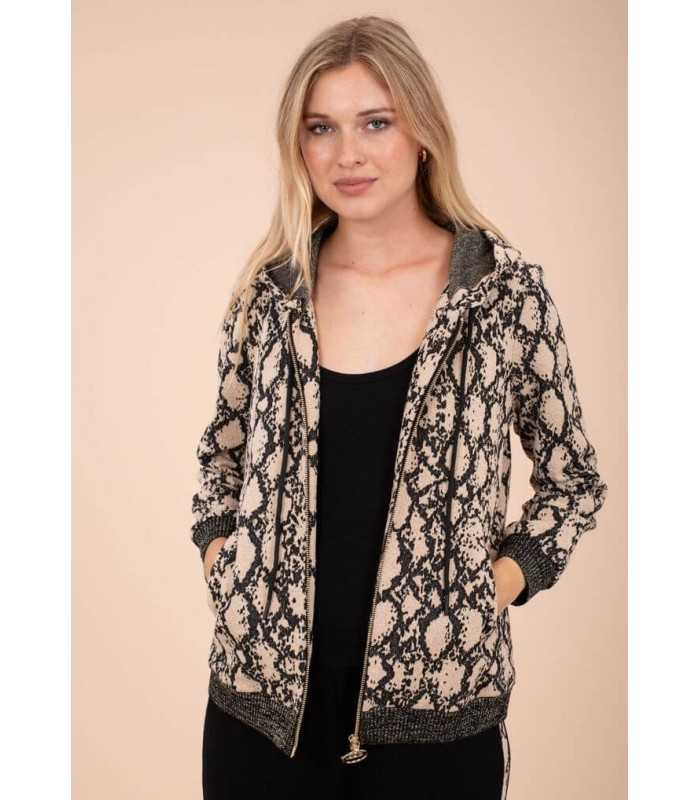 Chaqueta Snake Print Anna Mora Mujer