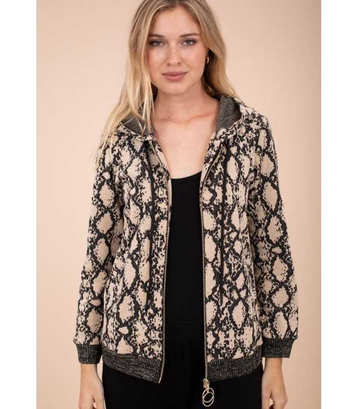 Chaqueta Snake Print Anna Mora Mujer