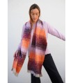 Bufanda Colores Naranja Noga Mujer