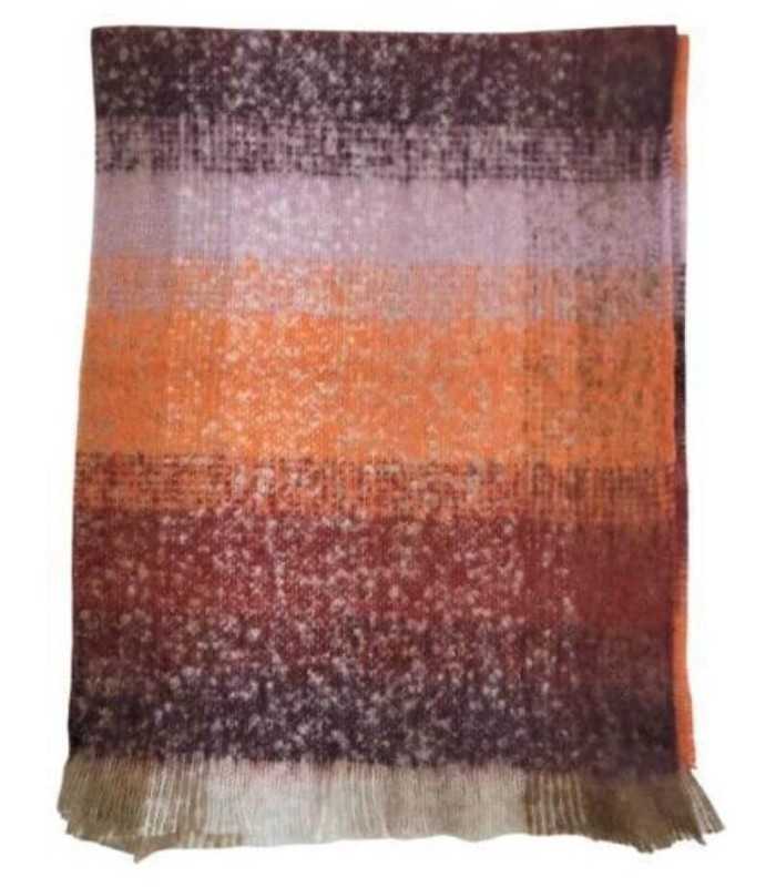 Bufanda Colores Naranja Noga Mujer