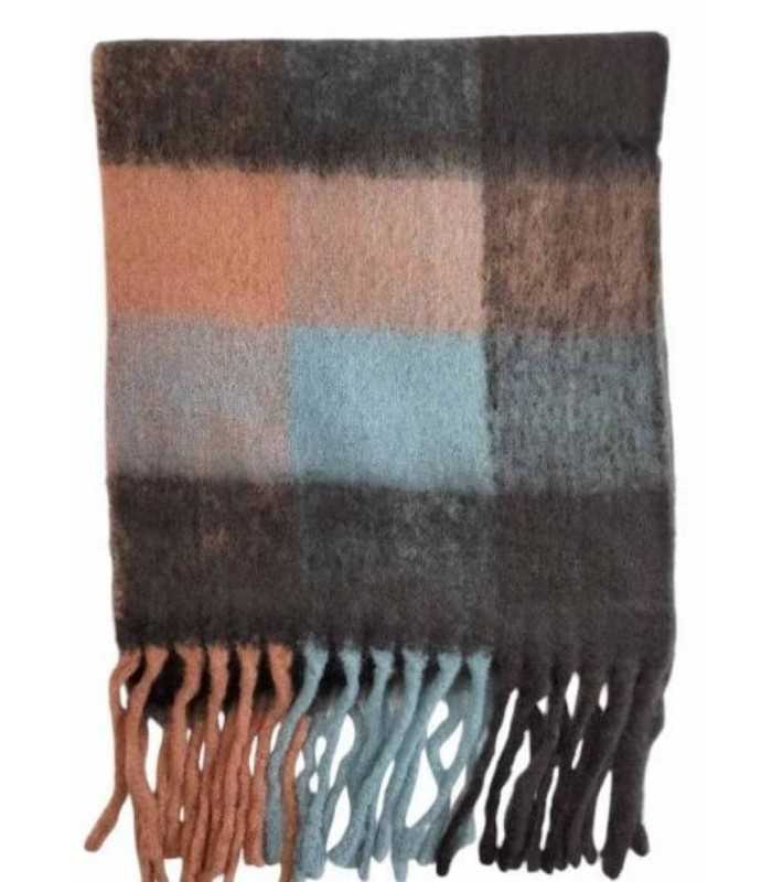 Bufanda Colores Cuadros Noga Mujer