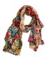 Fular Colorido Flores Noga Mujer
