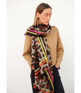 Fular Animal Print Noga Mujer