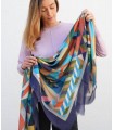 Pañuelo Estampado Geométrico Noga Mujer
