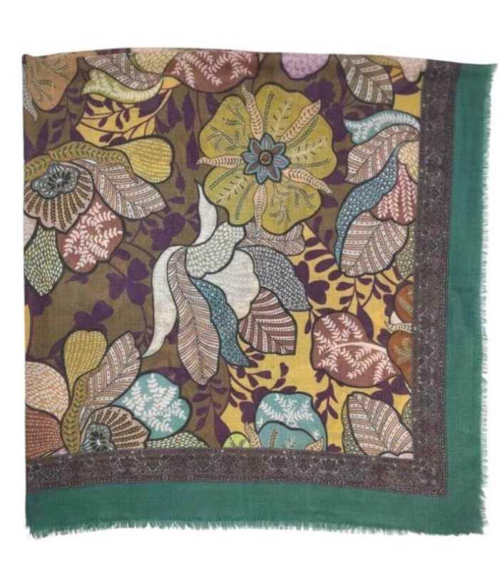 Pañuelo Estampado Verdes Noga Mujer