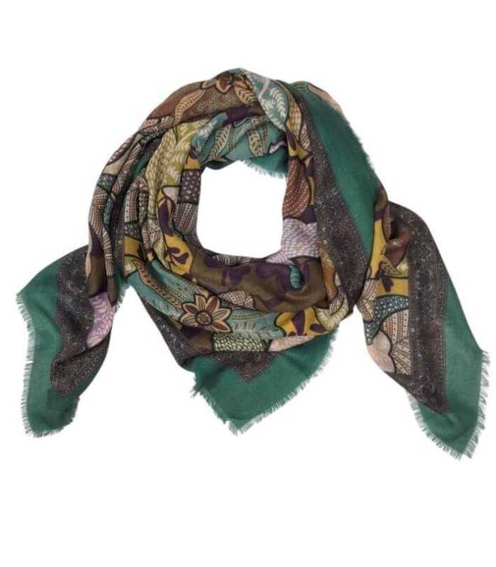 Pañuelo Estampado Verdes Noga Mujer