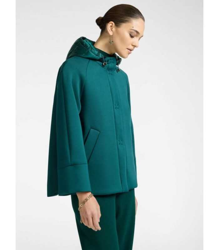 Chaquetón Neopreno Verde Elena Miro Mujer