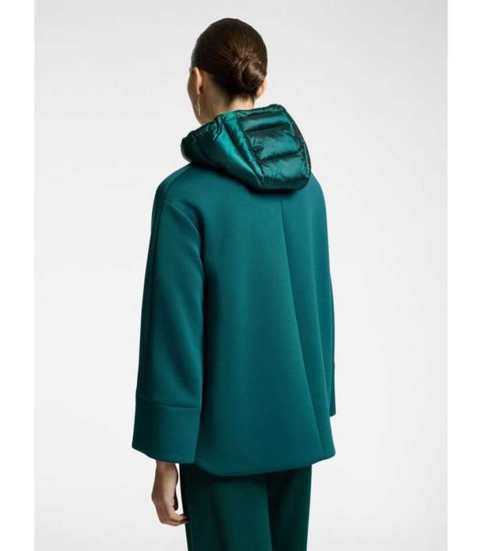 Chaquetón Neopreno Verde Elena Miro Mujer