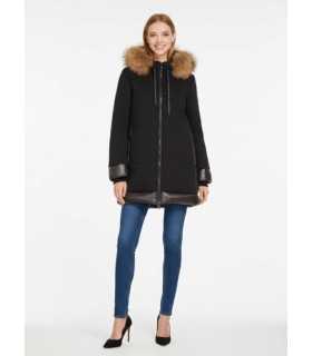 Parka Combinada Negra Donjaz Mujer