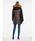 Parka Combinada Negra Donjaz Mujer
