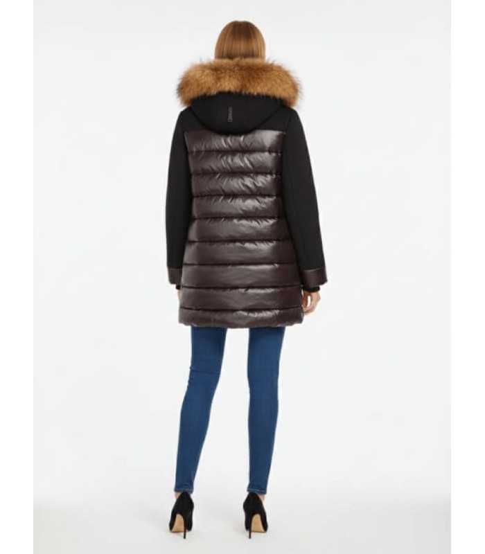 Parka Combinada Negra Donjaz Mujer