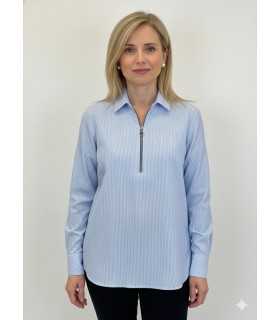 Camisa Elástica Rayas Civit Mujer