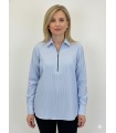 Camisa Elástica Rayas Civit Mujer
