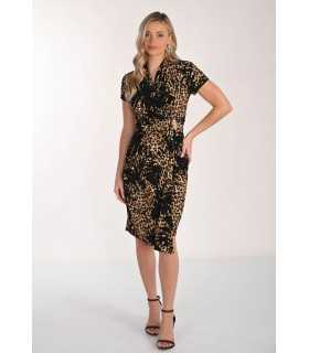 Vestido Animal Print Frank Lyman Mujer
