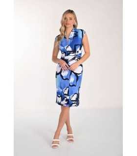 Vestido Flores Azul Frank Lyman Mujer