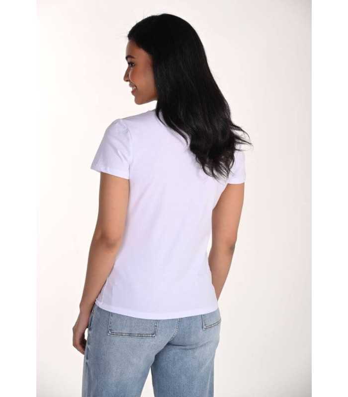 Camiseta Blanca Lazos Frank Lyman Mujer