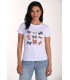 Camiseta Blanca Lazos Frank Lyman Mujer