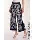 Pantalón Bicolor Abstracto Frank Lyman Mujer