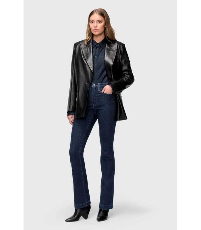 Pantalón Campana Azul Oscuro MAC Mujer