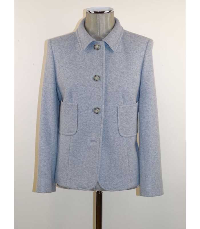 Chaqueta Bolsillos Azul Milaches Mujer