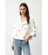 Chaqueta Ante Blanca Ojales Joseph Ribkoff Mujer