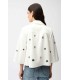 Chaqueta Ante Blanca Ojales Joseph Ribkoff Mujer