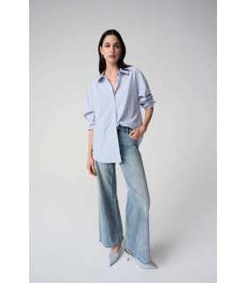 Blusa Rayas Tencel Joseph Ribkoff Mujer