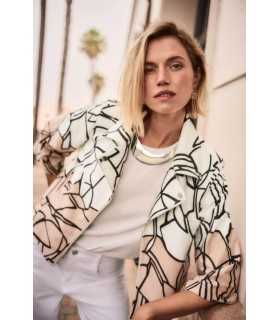 Chaqueta Estampado Abstracto Joseph Ribkoff Mujer