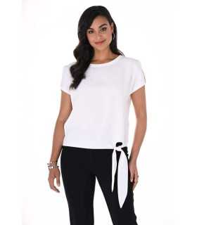 Top Nudo Blanco Frank Lyman Mujer