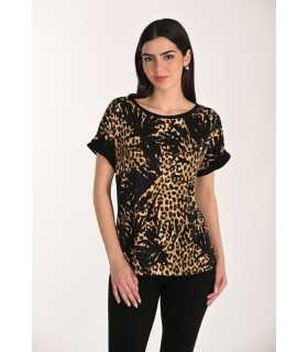 Top Animal Print Frank Lyman Mujer