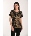 Top Animal Print Frank Lyman Mujer