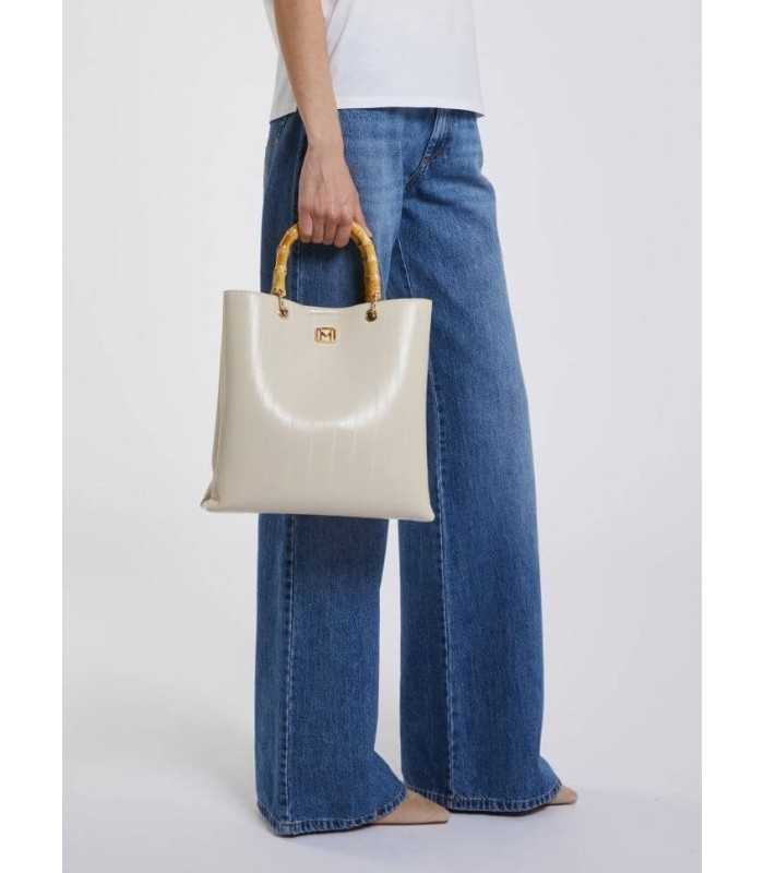 Bolso Cuadrado Marfil Marella Mujer