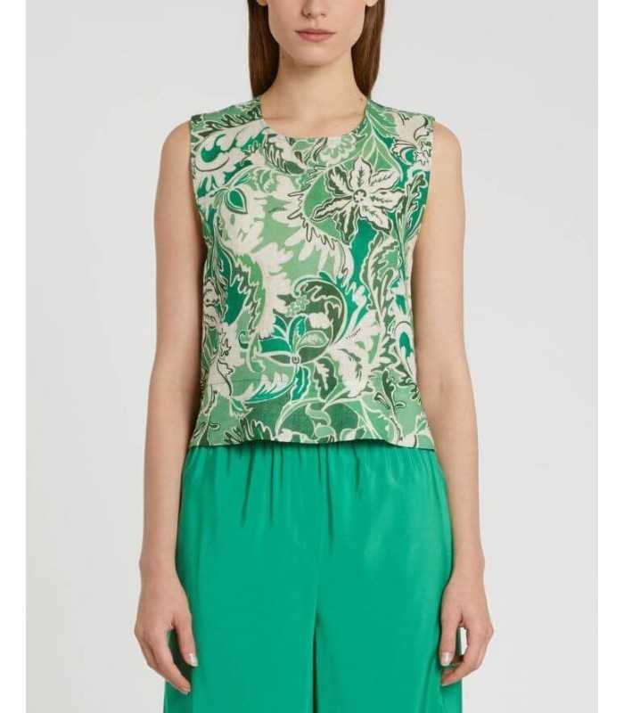 Top Estampado Verdes Marella Mujer