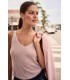 Top Punto Metalizado Rosa Joseph Ribkoff Mujer