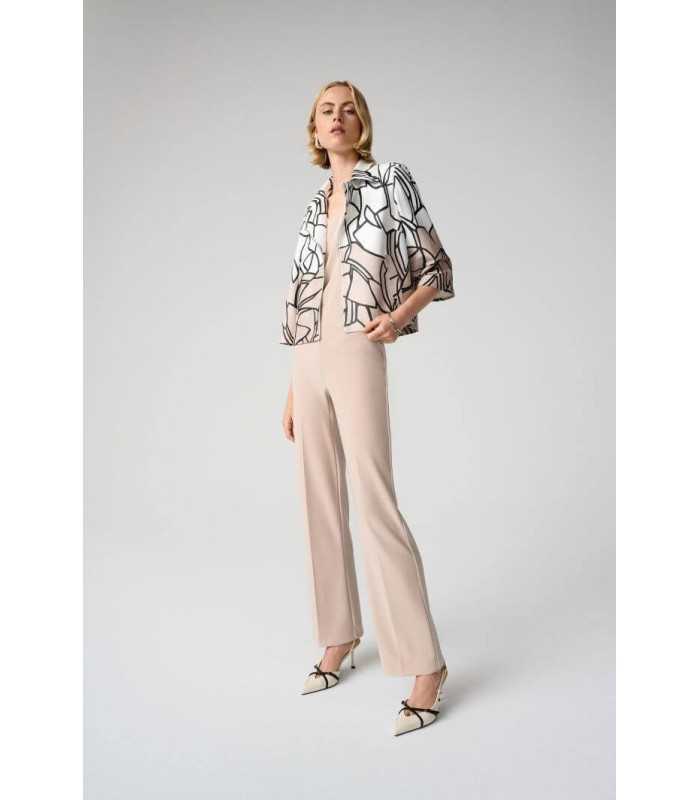 Pantalón Básico Recto Beige Joseph Ribkoff Mujer