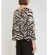 Blusa Estampado Cebra Marella Mujer