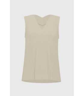 Top Beige sin mangas Joseph Ribkoff Mujer