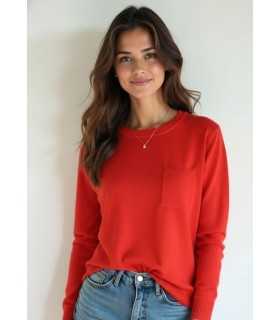 Suéter Básico Cuello Redondo Trovels Mujer