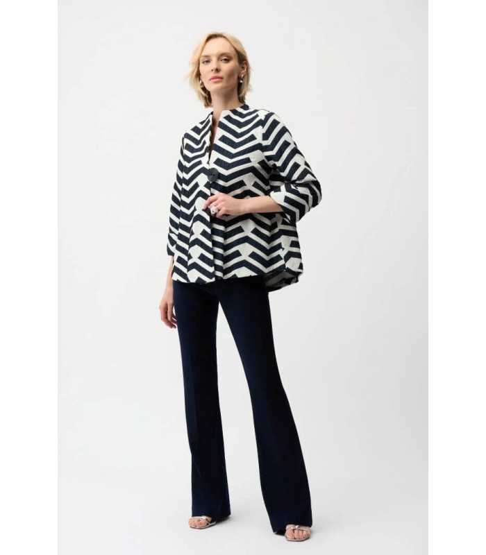 Chaqueta Corte Trapecio Geométrico Joseph Ribkoff Mujer