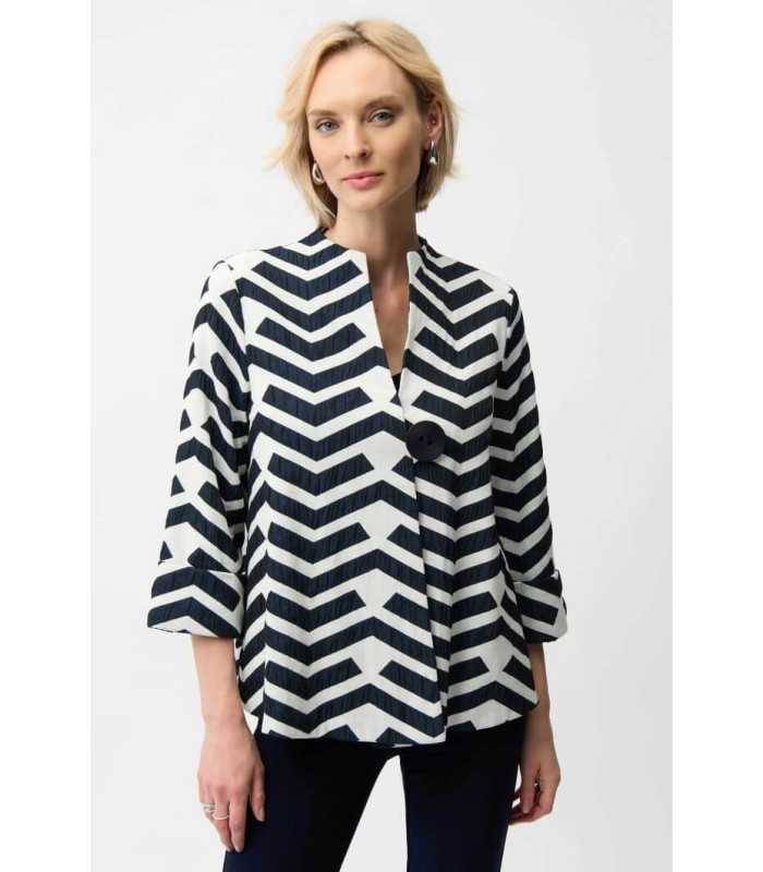 Chaqueta Corte Trapecio Geométrico Joseph Ribkoff Mujer