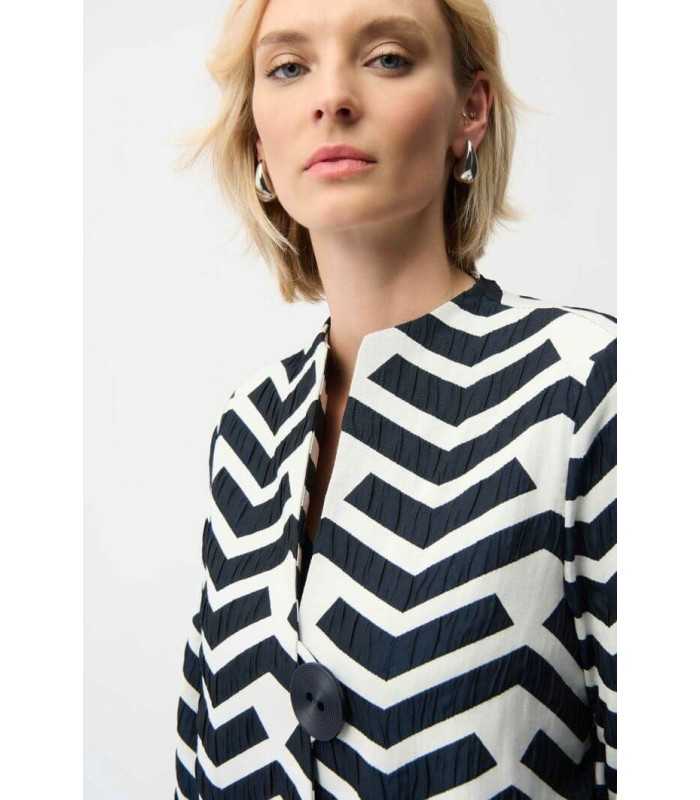 Chaqueta Corte Trapecio Geométrico Joseph Ribkoff Mujer