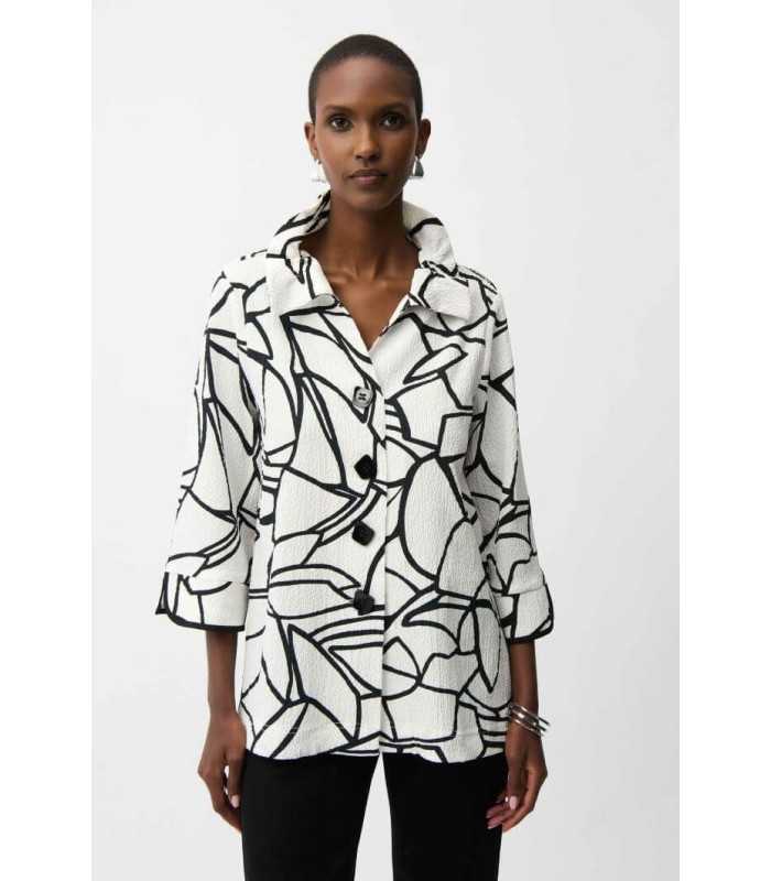 Chaqueta Trapecio Abstracta Joseph Ribkoff Mujer