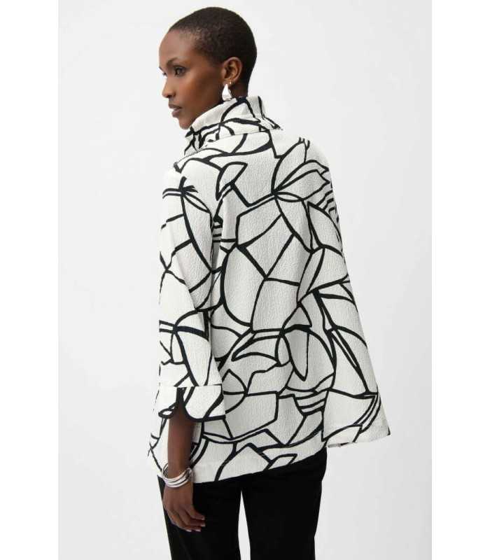 Chaqueta Trapecio Abstracta Joseph Ribkoff Mujer