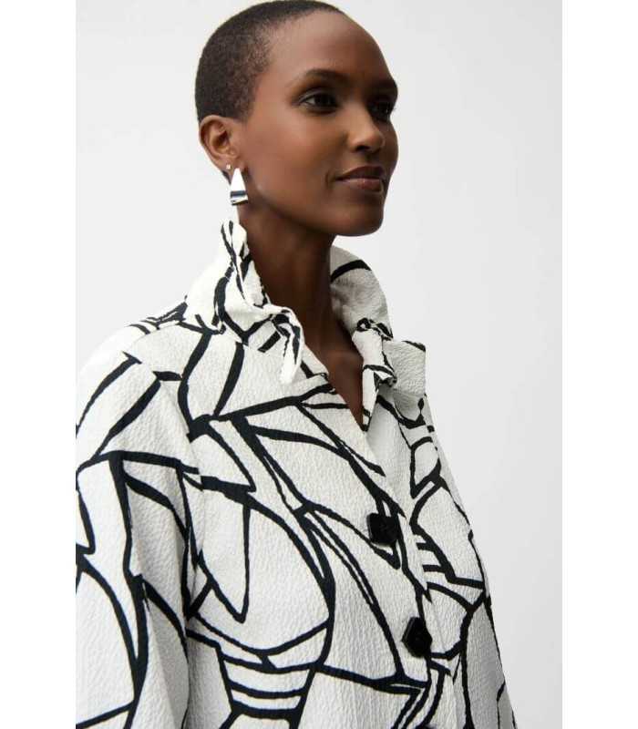 Chaqueta Trapecio Abstracta Joseph Ribkoff Mujer