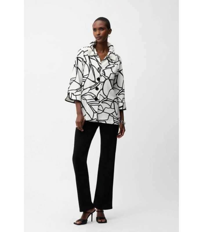 Chaqueta Trapecio Abstracta Joseph Ribkoff Mujer